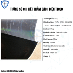 thảm cách điện, dụng cụ cách điện, bảo hộ eco3d, bảo hộ ngành điện,