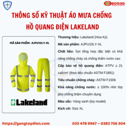 ÁO MƯA CHỐNG HỒ QUANG ĐIỆN, ÁO CHỐNG HỒ QUANG ĐIỆN, ÁO CHỐNG HỒ QUANG ĐIỆN LAKELAND , ÁO MƯA CHỐNG HỒ QUANG ĐIỆN LAKELAND,